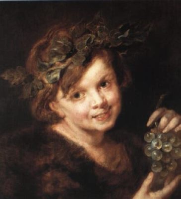  The Infant Bacchus -  A Celebration of Life and Unbridled Joy Painted in Exquisite Detail