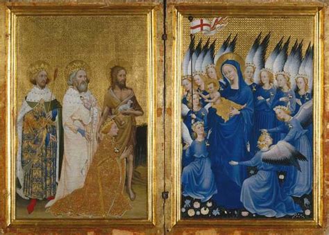  The Wilton Diptych! A Visionary Glimpse into Medieval Piety and Royal Majesty